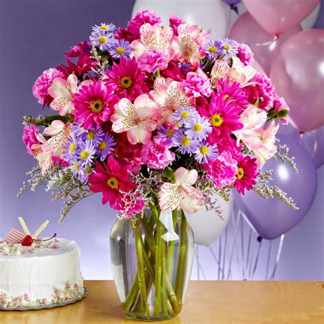 flowers send birthday